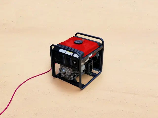 従来の発電機の写真